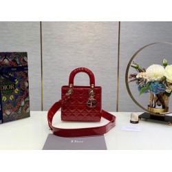 Dior Lady Dior patent 20cm