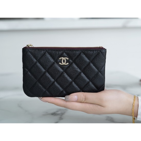 Chanel mini pouch 9.5×15×1cm 