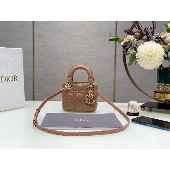 Dior Lady Dior micro bag 12/10/5cm