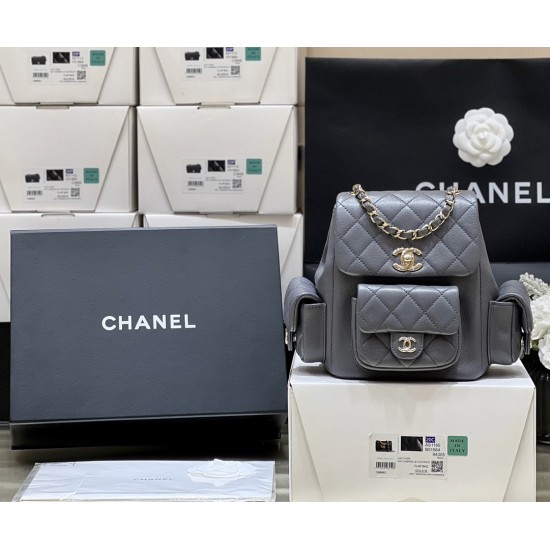 Chanel duma backpack 19.5*18*10cm