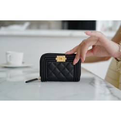 Chanel wallet Leboy 7.5x11x2cm