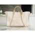 Chanel tote 30*39*22cm with pearl logo