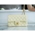 Chanel classic flap 13*20*7cm flower buckel