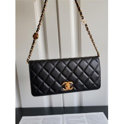 Chanel flower buckel chain bag 10.5*20.5*6cm