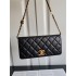 Chanel flower buckel chain bag 10.5*20.5*6cm