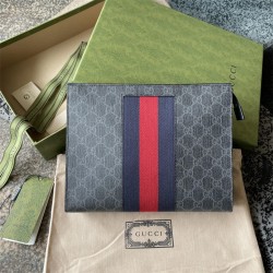 Gucci 26*20*6cm Gucci GG Supreme Web Pouch