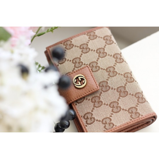 Gucci wallet 16*9*3cm monogram