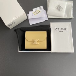 Celine wallet w10.5×9×3cm leather