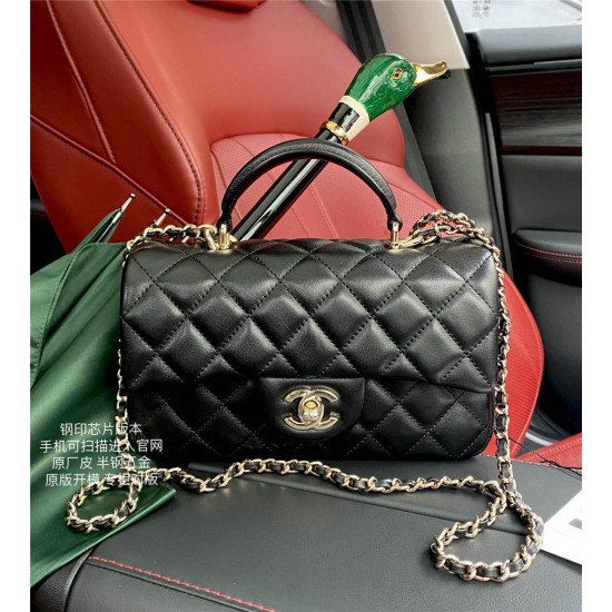 Chanel Mini Classic flap handle 20* 12* 6cm