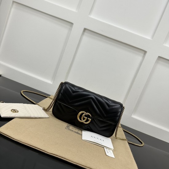 Gucci 751526 W21xH12xD5cm GG Marmont