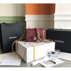 Chanel Classic flap 19cm gold coin