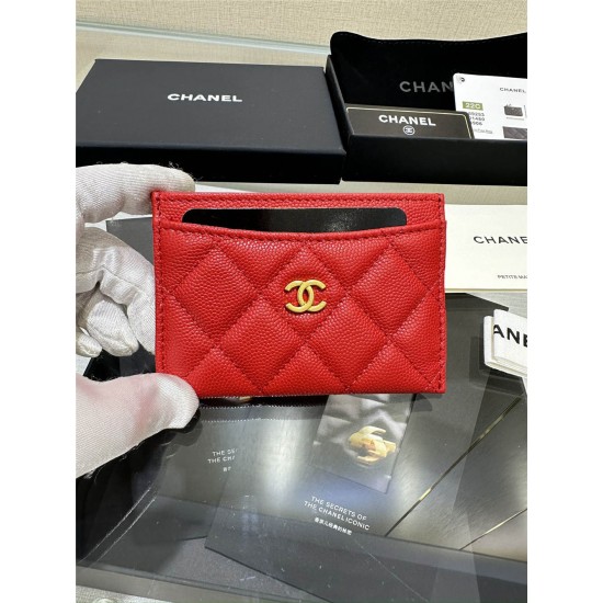 Chanel card holder wallet 7.5*11*1cm