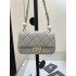 Chanel classic flap with pearl buckel 17cm or 20.5cm