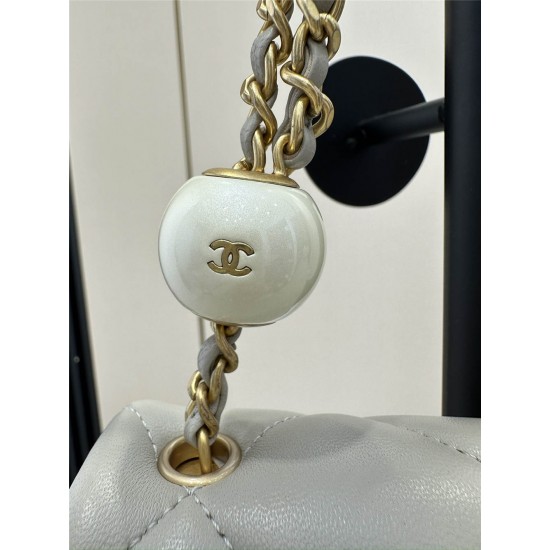 Chanel classic flap with pearl buckel 17cm or 20.5cm