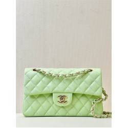 Chanel classic flap 25cm  green