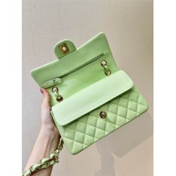 Chanel classic flap 25cm  green