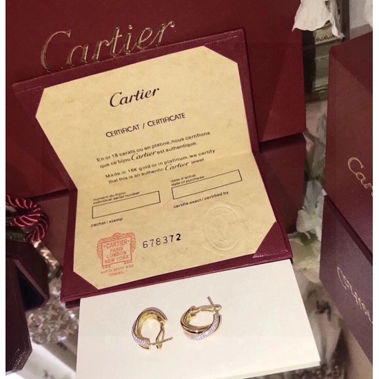 Cartier Woman Watch Earstuds best replica