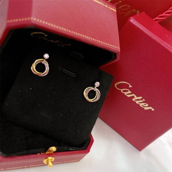 Cartier Woman Watch Earstuds best replica