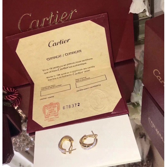 Cartier Woman Watch Earstuds best replica