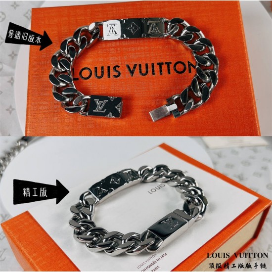 Louis Vuitton chain bracelet best replica