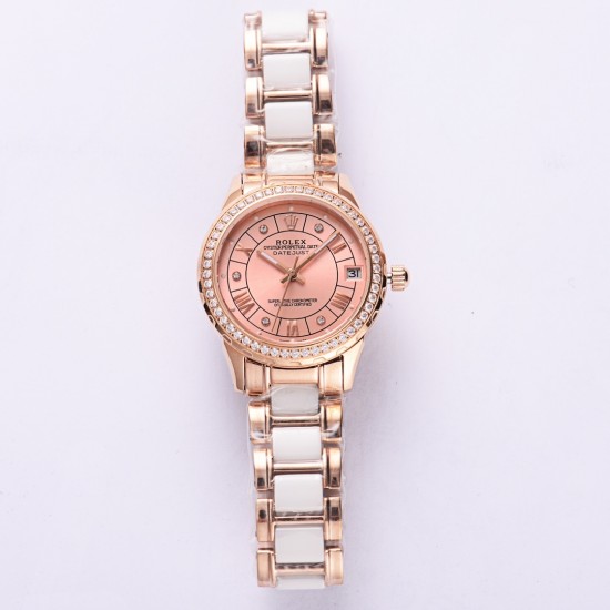 Rolex Woman Watch Ceramic  33mm  with Swiss movement