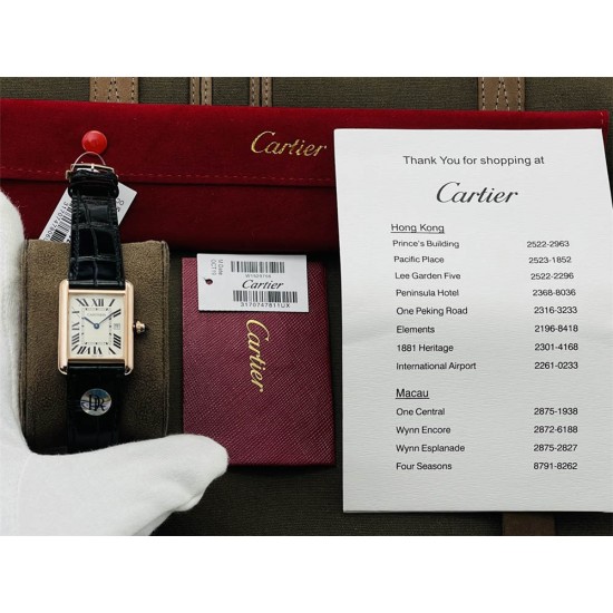 Cartier Tank  with Swiss movement