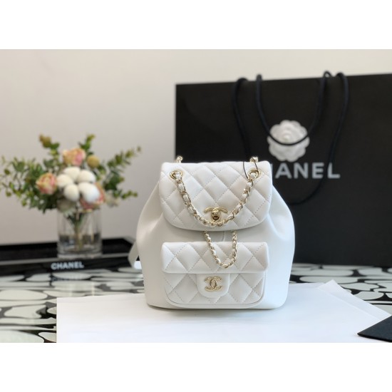 Chanel DUMA backpack 18×18×12cm 