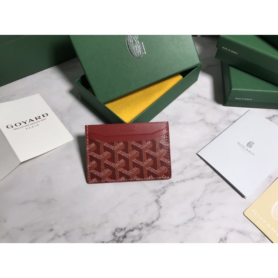 Goyard wallet card holder 10.5X7.3X0.5cm 2025 new