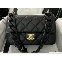 Chanel classic flap bag thick chain 23*15*5cm 2025 new