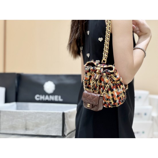 Chanel Small Backpack  AS3947 Size 16.5*17*12cm