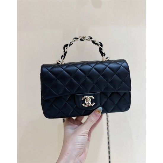 Chanel Cf mini top handle AS2431 Size 20*12*6cm