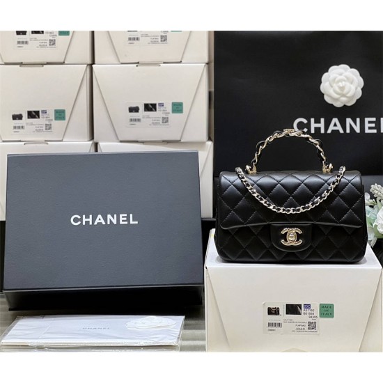 Chanel Cf mini top handle AS2431 Size 20*12*6cm