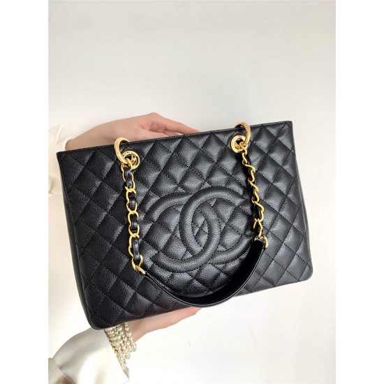 Chanel Grand Shopping Tote(GST) 50995  size 34x24x12cm