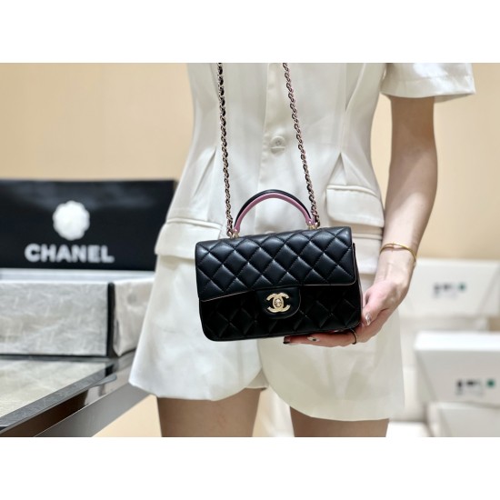 Chanel AS2431 Size 13*20*9cm cf mini handle