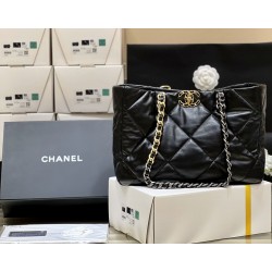 Chanel 19 shopping bag   AS3660  Size 24*41*10.5cm 2025 new