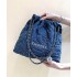 CHANEL 22 MEDIUM HANDBAG DENIM  AS3261 Size: 39*42*8cm 2025 new