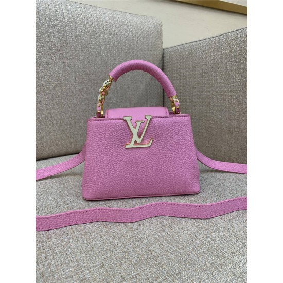 Louis Vuitton CAPUCINES M24989  size：21x14x8cm 2025 new