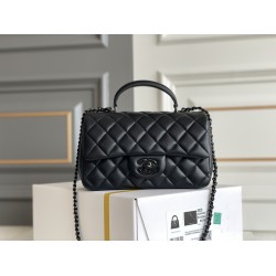 Chanel classic flap with handle 20cm 2025 new