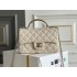 Chanel classic flap with handle 20cm 2025 new