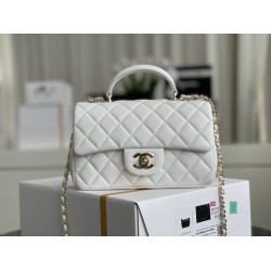 Chanel classic flap with handle 20cm 2025 new