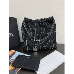 Chanel 22 bag 39cm denim  2025 new