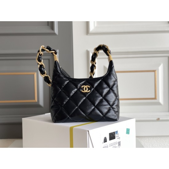 Chanel Bodin.joyeux Hobo 22.5*19.5*8.5cm 2025 new