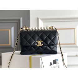 Chanel flap bag pearl 13*19*7cm 2025 new