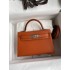 Hermes mini kelly 2  goat leather 19cm 2025 new