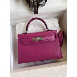 Hermes mini kelly 2  goat leather 19cm 2025 new