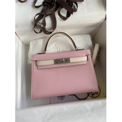 Hermes mini kelly 2  goat leather 19cm 2025 new