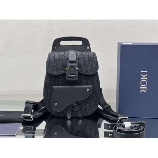 Dior  Oblique backpack 19  x 27.5  x 11.5cm 2025 New