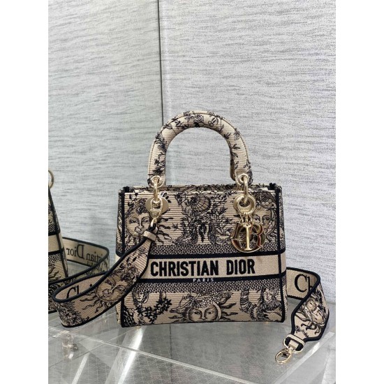 Dior Lady Dior size: 24*11*20cm  2025 New