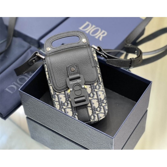 Dior oblique cellphone case 11x22.2x3.2cm 2025 New