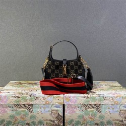 Gucci jackie 1961 black denim 19*13*3cm 2025 New